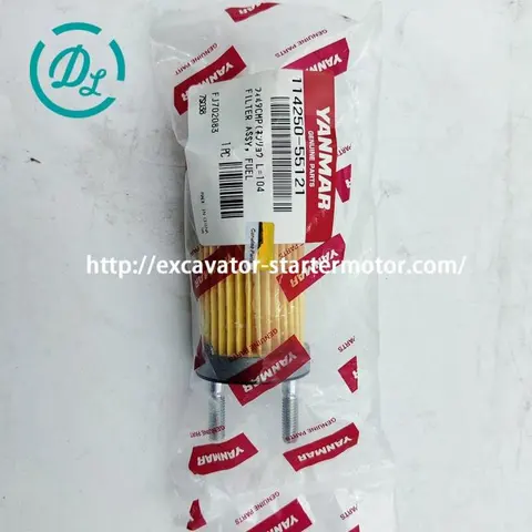 114250-55121 Fuel Filter Assembly for L100N L100EE L48N5 L400N, OEM/reference 114250-55121, Fuel Filter Assembly, product view 5