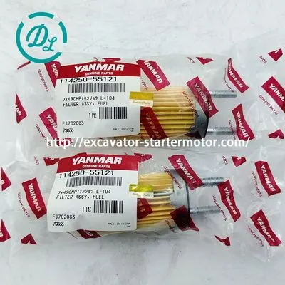 114250-55121 Fuel Filter Assembly for L100N L100EE L48N5 L400N, OEM/reference 114250-55121, Fuel Filter Assembly, product view 8