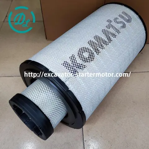 600-185-6100 Air Filter Kit for Komatsu PC400-8 D155AX-6, OEM/reference 600-185-6100, Engine Air Filter Element Kit, product view 2