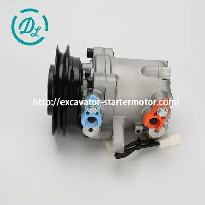 EexcavaStart DL FR65 FR75 Excavator AC Compressor SG447220-4053 10S15C - SG4472204053 | EexcavaStart