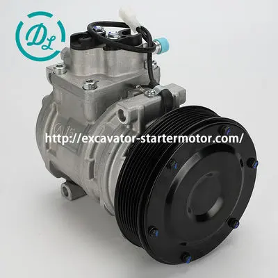 218-0324 24V PV-8 R134a A/C Compressor for CAT 345B 365B, OEM/reference 218-0324, A/C Compressor, product view 4