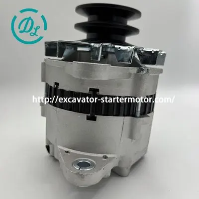A4T66686 34368-01100 24V Alternator for CAT E320B 6D22, OEM/reference A4T66686 34368-01100 · CAT E320B 6D22, 24V 55A, product view 4