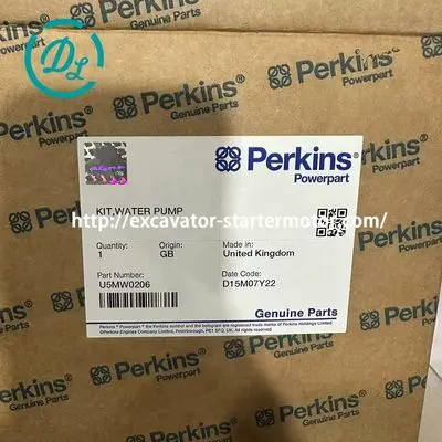 U5MW0206 Water Pump with Gasket for 1104D-44TA and 1104C Engine Series, OEM/reference U5MW0206, Water Pump with Gasket, product view 7