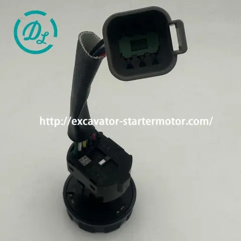 526-5710 12V/24V Push Button Rotary Start Switch for Mini Excavators, OEM/reference 526-5710, Push Button Rotary Start Switch, product view 2