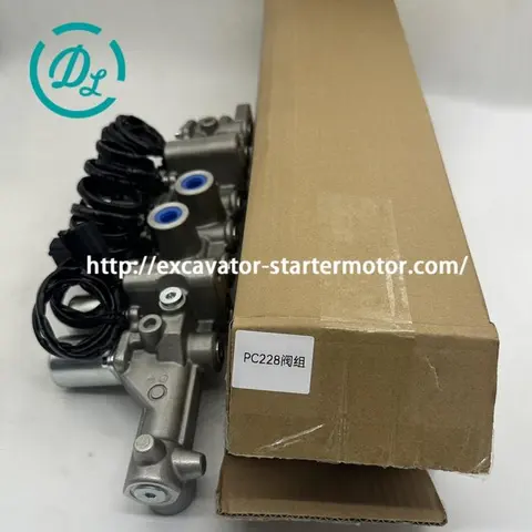 207-60-71320 Solenoid Valve Assembly for PC200-8, OEM/reference 207-60-71320, Solenoid Valve Assembly, product view 3