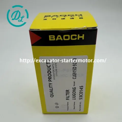 53C0265 R010055 Hydraulic Filter for LiuGong CLG936E QSL9.3, OEM/reference 53C0265, Ploit Hydraulic Filter, product view 3