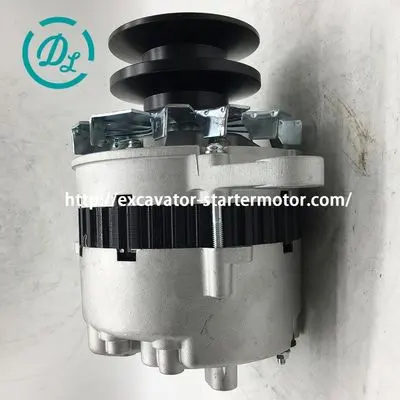 A4TU9286 24V 50A Alternator for Mitsubishi Fuso 6M61, OEM/reference A4TU9286, Alternator, product view 4