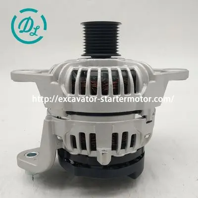 20409228 24V 80A Alternator for Hitachi Zaxis 210F-3 Zaxis 240F-3, OEM/reference 20409228, Alternator, product view 3