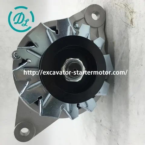 0-35000-4598 24V 50A 8-Groove Alternator for Isuzu 4HK1T, Hitachi ZX200LC-3 and JCB JS200W, OEM/reference 0-35000-4598, 24V 50A 8-Groove Alternator, product view 2