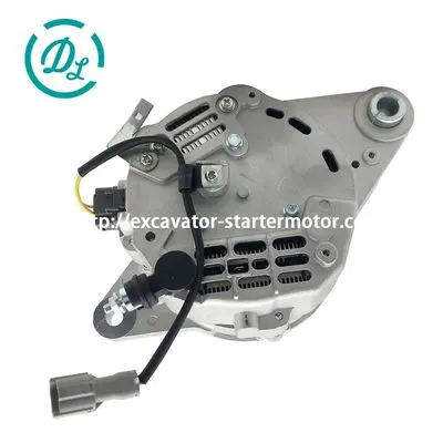 0-35000-4598 24V 50A 8-Groove Alternator for Isuzu 4HK1T, Hitachi ZX200LC-3 and JCB JS200W, OEM/reference 0-35000-4598, 24V 50A 8-Groove Alternator, product view 3