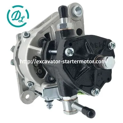 100213-0440 24V 45A Alternator for ISUZU 6BD1 6BB1, OEM/reference 100213-0440, Alternator, product view 3
