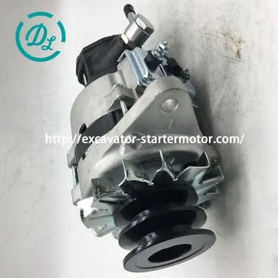 100213-0440 24V 45A Alternator for ISUZU 6BD1 6BB1, OEM/reference 100213-0440, Alternator, product view 4