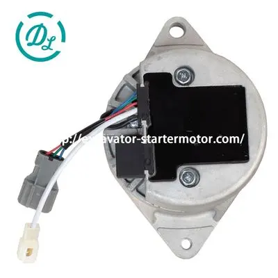 8970489700 12V 20A Alternator for Hitachi Zaxis 16 Zaxis 18, OEM/reference 8970489700, 12V 20A Alternator, product view 2
