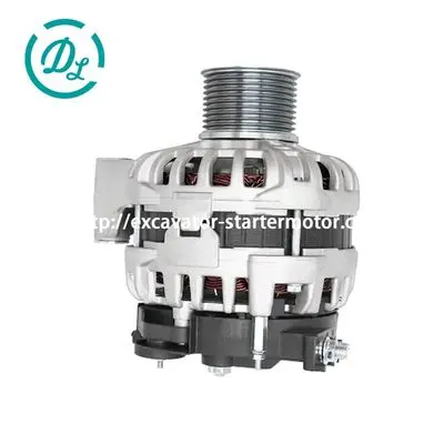 EexcavaStart Alternator F000BL07D2 F000BL071F F000BL0723 F000BL07D1 Weichai 24V 80A, OEM/reference F000BL07D2, Product Identity and Fitment Verification Pending, product view 1
