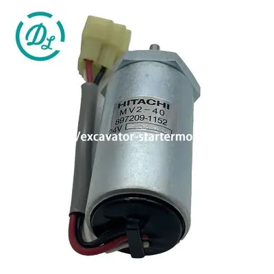 8-97209115-2 MV2-40 24V Engine Stop Solenoid for Isuzu 4LE1 4LE2, OEM/reference 8-97209115-2, MV2-40 24V Engine Stop Solenoid