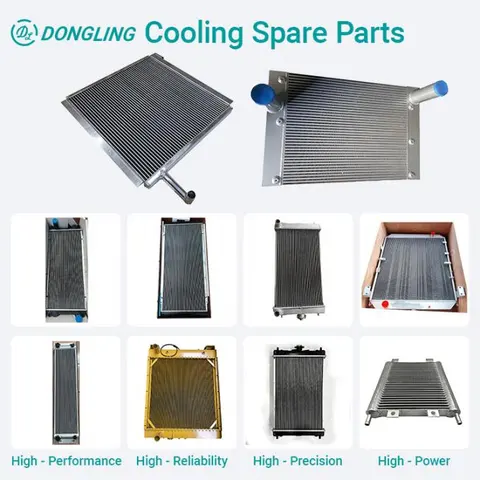 PS05P00005S001 Water Tank Radiator for CASE CX55, OEM/reference PS05P00005S001, Water Tank Radiator, product view 4