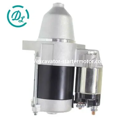 128000-7110 12V 0.6kW 11-Tooth CCW Starter Motor for Kubota K-005 and OC62-D, OEM/reference 128000-7110, 12V 0.6kW Starter Motor, product view 2