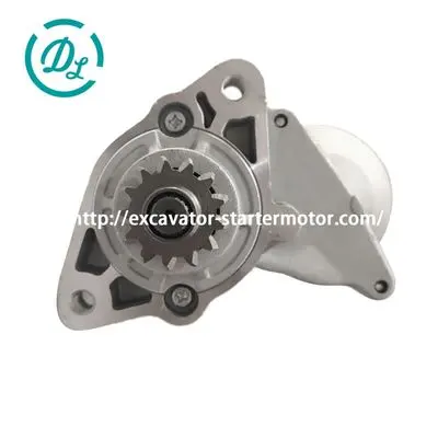 228000-7690 12V 1.4kW Starter Motor for Kubota E75 Engine Applications, OEM/reference 228000-7690, 12V 1.4kW Starter Motor