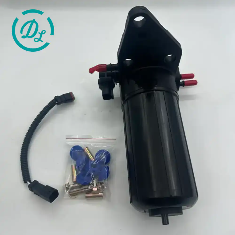 446-1895 24V Fuel Filter Group for Cat 312D2 320D2 323D3, OEM/reference 446-1895, 24V Fuel Filter Group