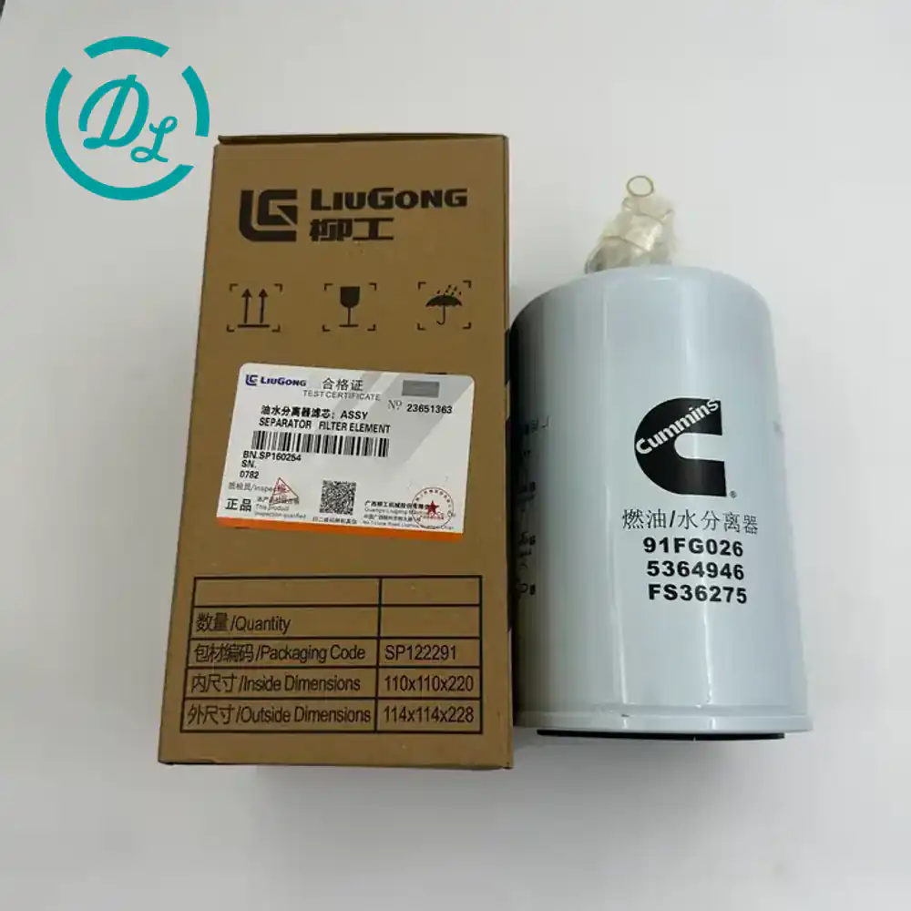 SP160254 Fuel/Water Separator for LiuGong CLG850H CLG856H CLG870H, OEM/reference SP160254, Fuel/Water Separator