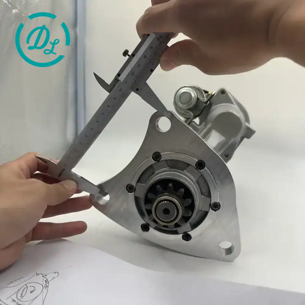148616-77022 24V Starter Motor for Yanmar 6LAA 6LAALG 6LAHM Engines, OEM/reference 148616-77022, 24V Starter Motor