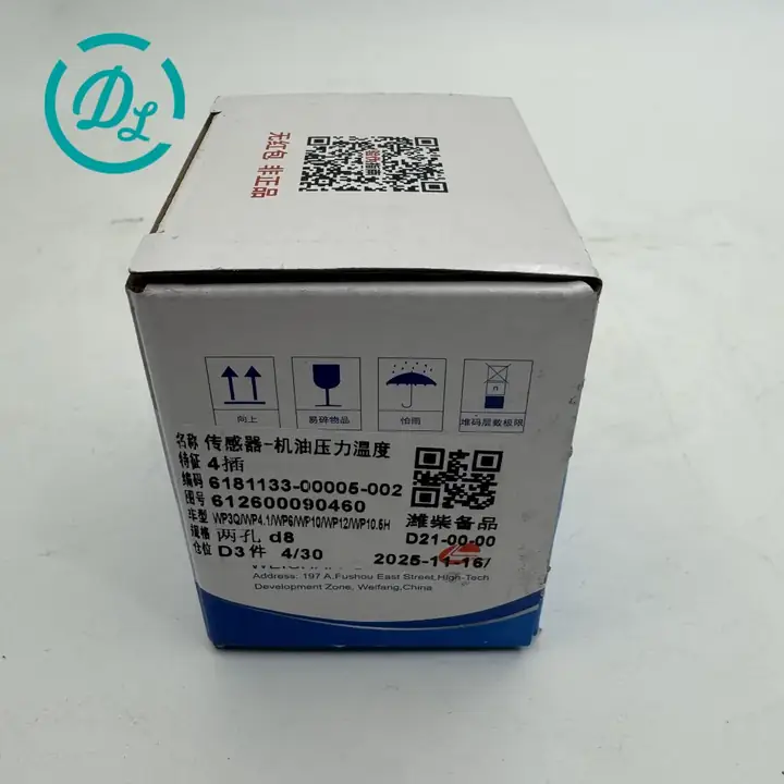 612600090460 Oil Pressure and Temperature Sensor for Weichai WP10, OEM/reference 612600090460, Oil Pressure and Temperature Sensor
