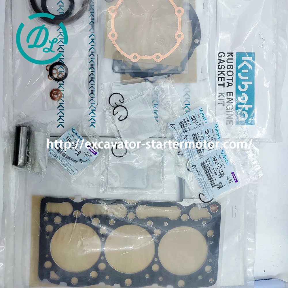 1G995-99353 Upper / 1G995-99368 Lower Gasket Kits for Kubota D1105, OEM/reference 1G995-99353, Upper and Lower Engine Gasket Kits, product view 3