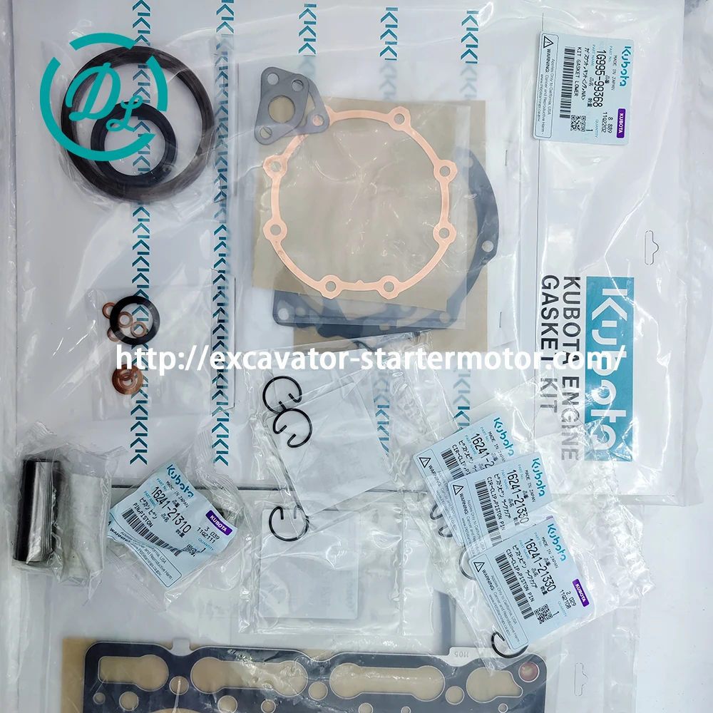 1G995-99353 Upper / 1G995-99368 Lower Gasket Kits for Kubota D1105, OEM/reference 1G995-99353, Upper and Lower Engine Gasket Kits, product view 4