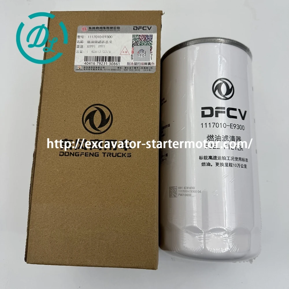 1117010-E9300 Fuel Filter for DDi11E465-60 Dongfeng Truck, OEM/reference 1117010-E9300, Heavy-Duty Fuel Filter Element, product view 2