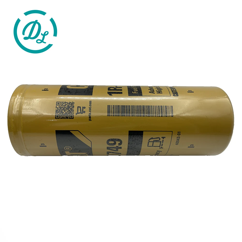 1R-0749 Ultra-High Efficiency Fuel Filter for Cat C11 C13 C15 C18 336 349, OEM/reference 1R-0749, Ultra-High Efficiency Secondary Fuel Filter, product view 4