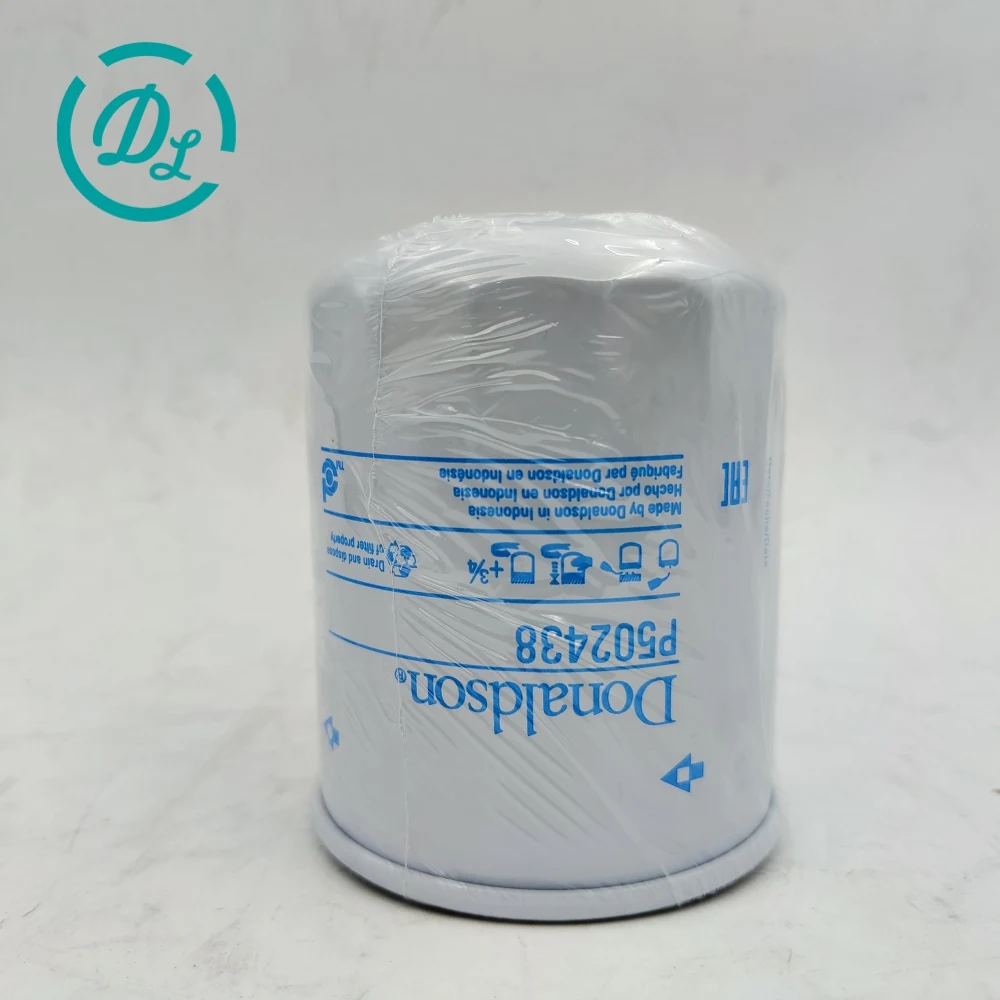 P502438 4110000677001Y Oil Filter for SDLG LG670 Yanmar 4TNV98, OEM/reference P502438, Full-Flow Spin-On Lube Oil Filter