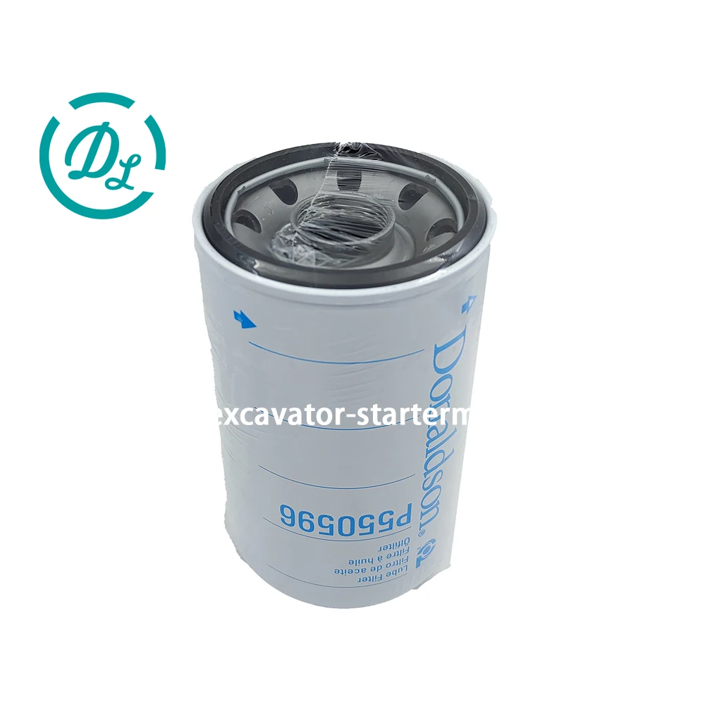 P550596 B222100000494 Lube Oil Filter for Sany SY215 SY235 SY365, OEM/reference P550596, Full-Flow Spin-On Lube Oil Filter, product view 3
