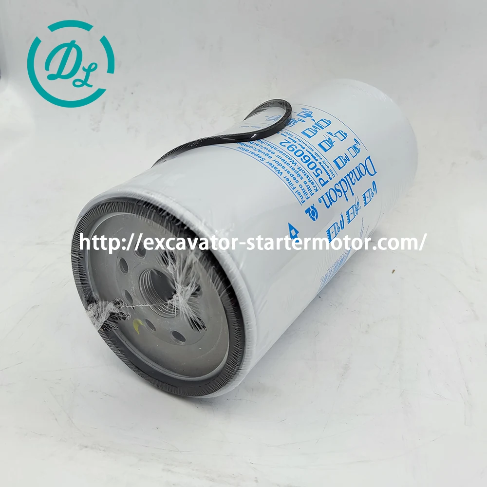 P506092 Spin-On Fuel/Water Separator for Iveco SDLG Terex Equipment, OEM/reference P506092, Spin-On Fuel/Water Separator, product view 3