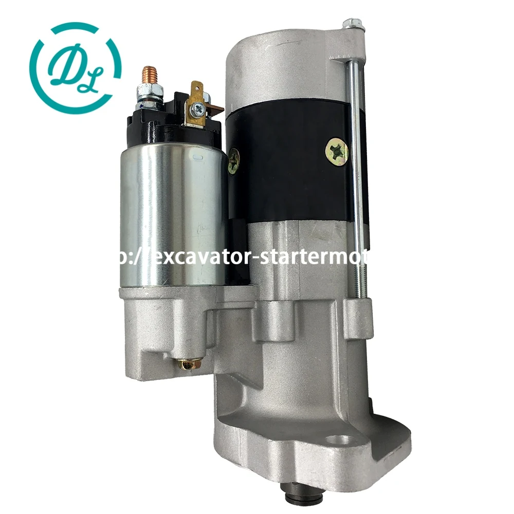 M008T77071 12V 2.2kW 11-Tooth Starter for Isuzu 4JB1 4JG1 Case CX75, OEM/reference M008T77071, 12V 2.2kW 11-Tooth Starter