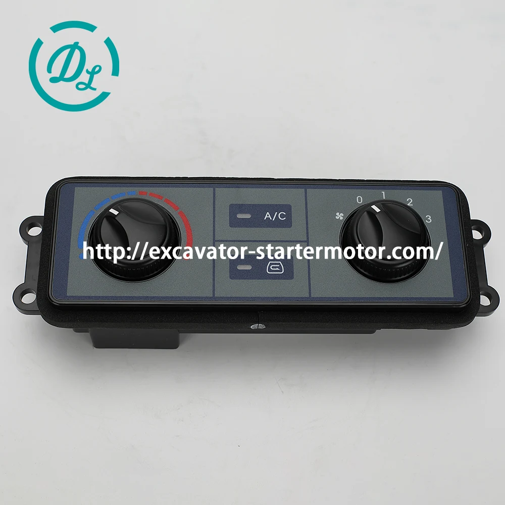 C20034-8640 A/C Control Panel for Sany SY55 SY60-9 SY60-10, OEM/reference C20034-8640, 24V Excavator A/C Control Panel, product view 4