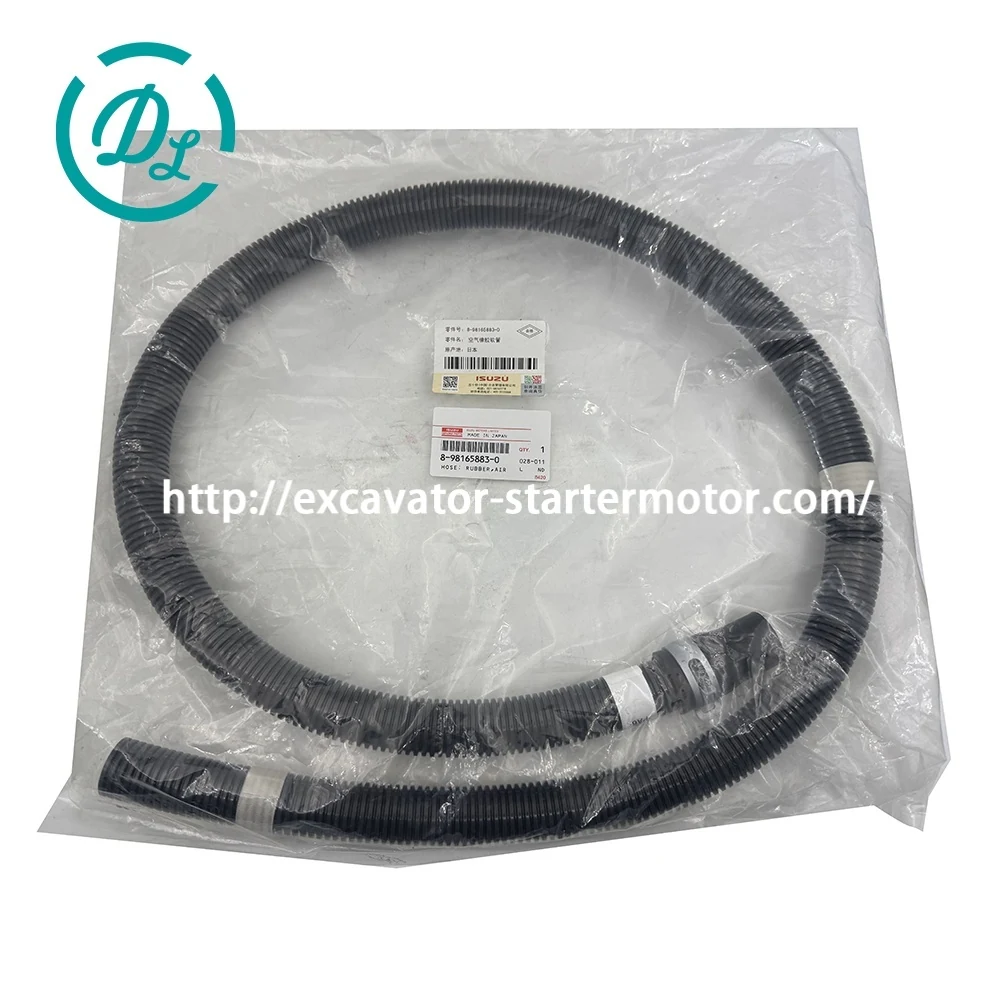 EexcavaStart Engine Ventilation Rubber Air Hose for John Deere 190GW 230GW 8-98165883-0, OEM/reference 8-98165883-0, Engine Ventilation Rubber Air Hose