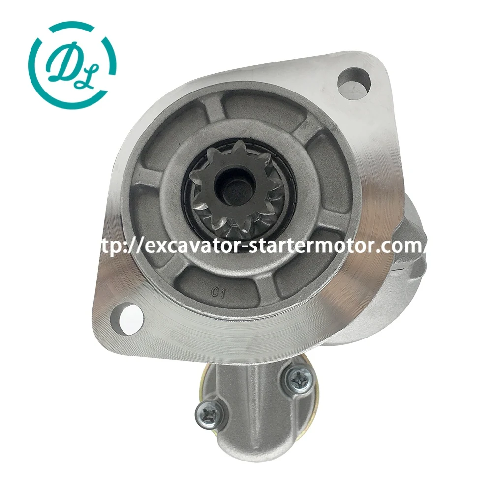8-94133338-0 12V 1.4kW 9-Tooth Starter for Isuzu 3KC1 and Hitachi EX12-EX40UR, OEM/reference 8-94133338-0, 12V 1.4kW 9-Tooth OSGR Starter, product view 3