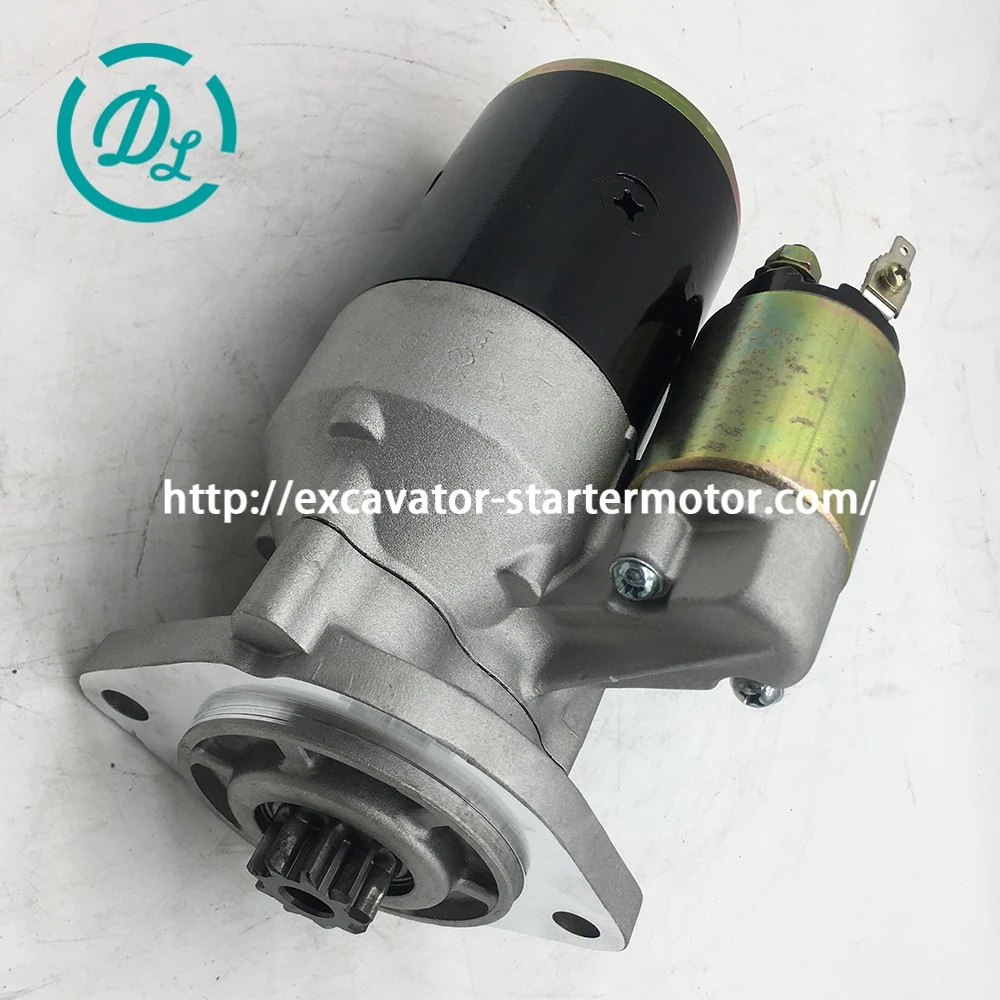 8-94133338-0 12V 1.4kW 9-Tooth Starter for Isuzu 3KC1 and Hitachi EX12-EX40UR, OEM/reference 8-94133338-0, 12V 1.4kW 9-Tooth OSGR Starter, product view 5