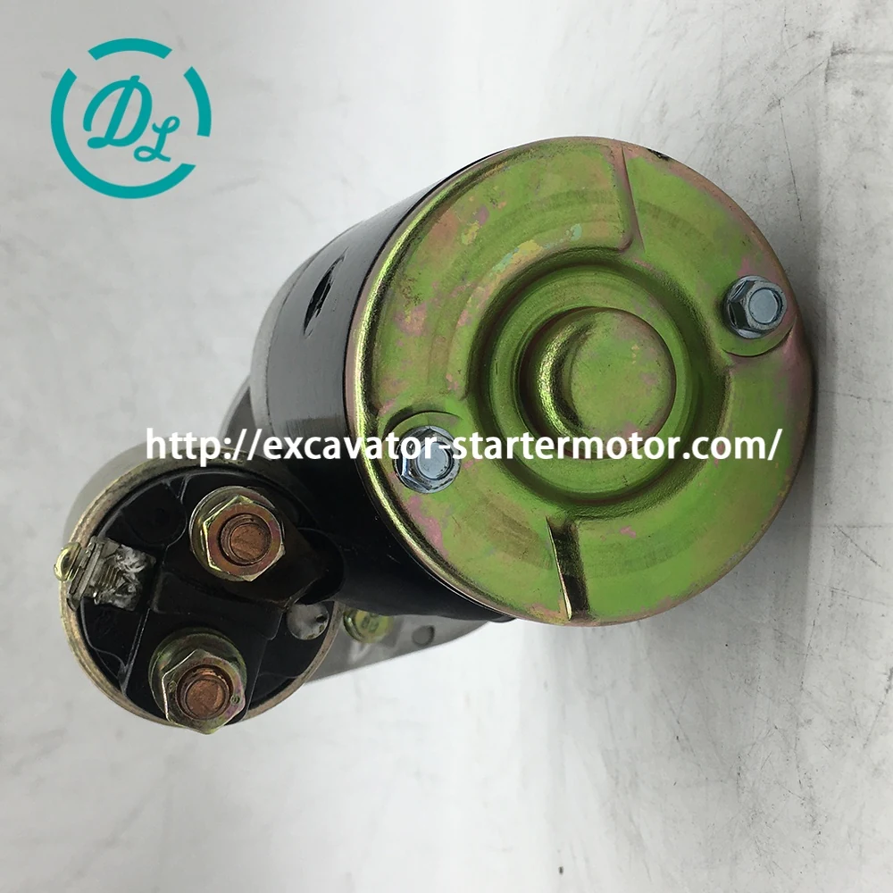 8-94133338-0 12V 1.4kW 9-Tooth Starter for Isuzu 3KC1 and Hitachi EX12-EX40UR, OEM/reference 8-94133338-0, 12V 1.4kW 9-Tooth OSGR Starter, product view 6