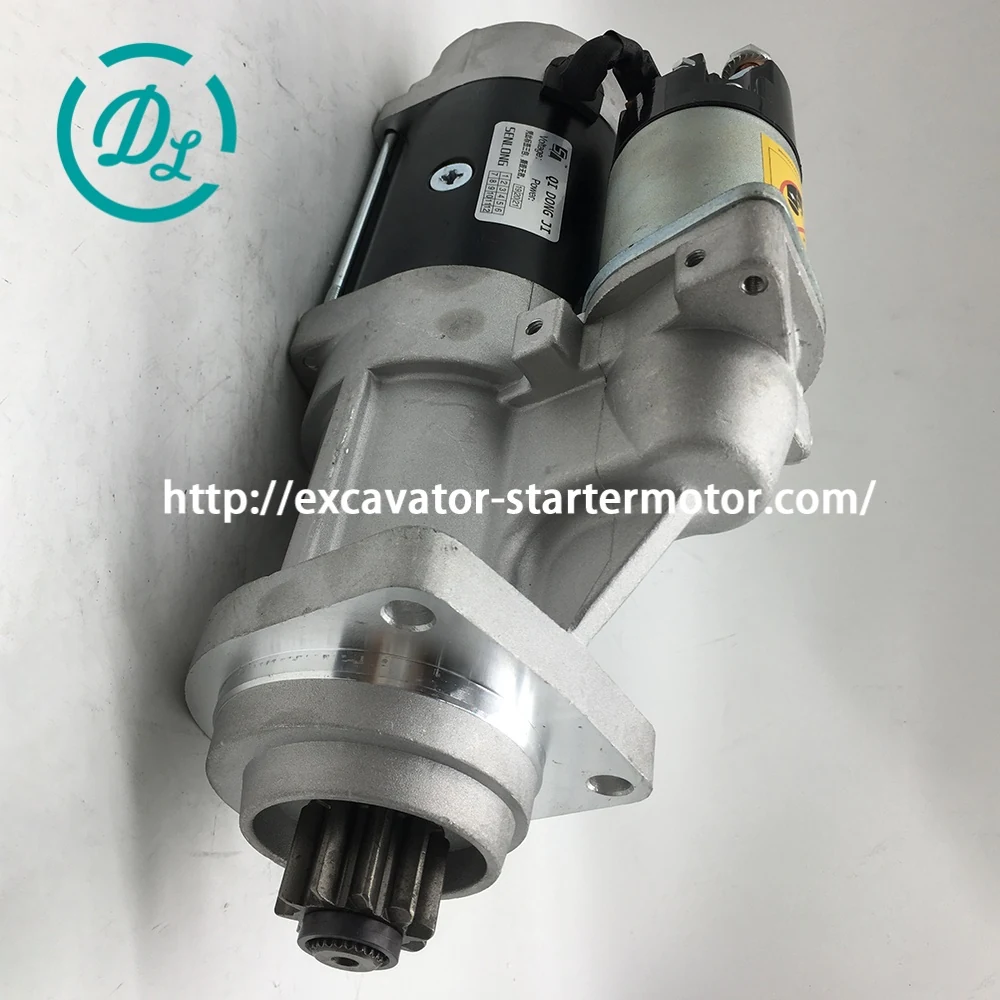 8200024 24V 7.5kW 10-Tooth 38MT Starter for Cummins QSB6.7, OEM/reference 8200024, 24V 7.5kW 10-Tooth 38MT Starter, product view 3