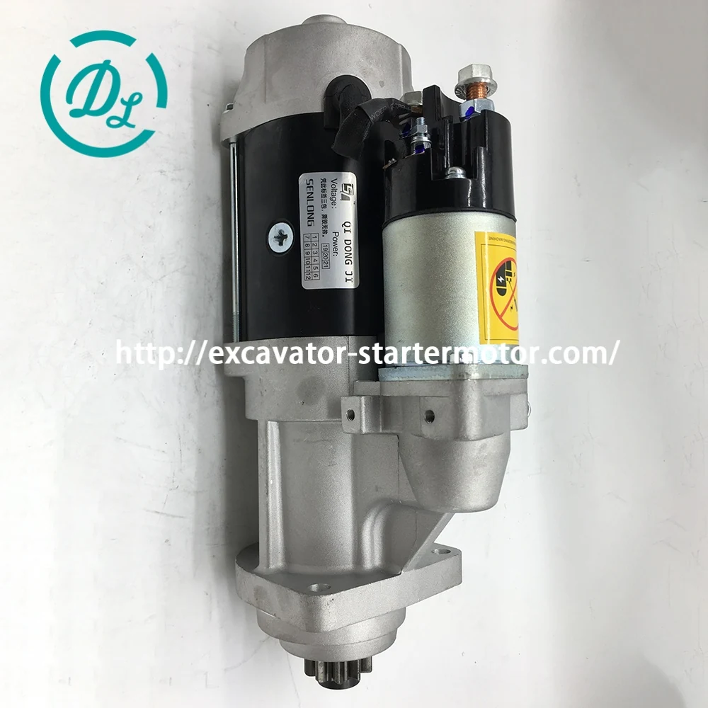 8200024 24V 7.5kW 10-Tooth 38MT Starter for Cummins QSB6.7, OEM/reference 8200024, 24V 7.5kW 10-Tooth 38MT Starter, product view 5