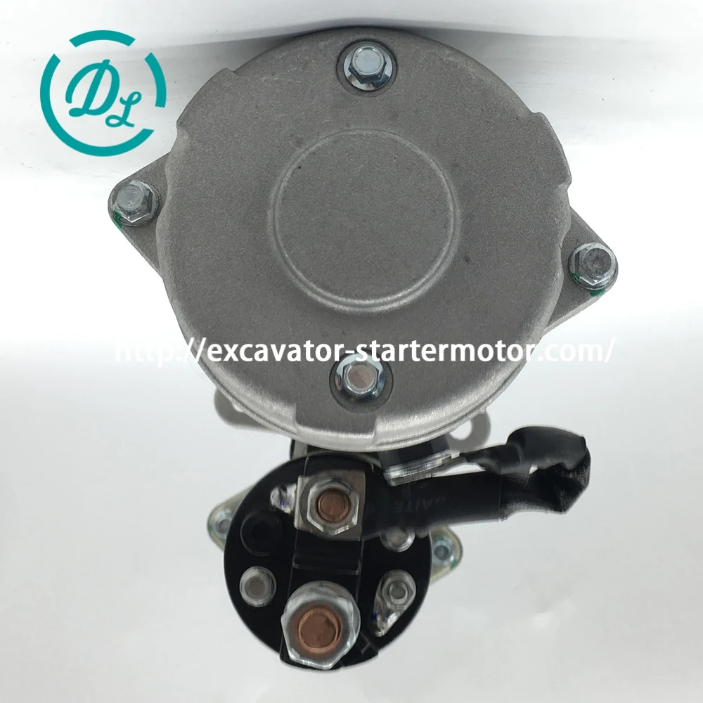 3283329 12V 10T Starter Motor for Cummins 4BT3.9 6BT5.9 B-Series Engines, OEM/reference 3283329, 12V 10-Tooth Starter Motor, product view 5