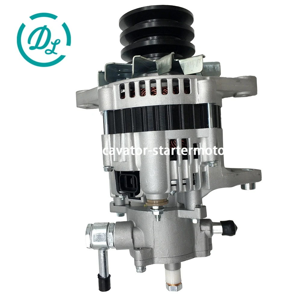 8971443921 24V 50A Alternator for Isuzu 4HF1 4HG1 4HJ1 N-Series, OEM/reference 8971443921, 24V 50A Alternator