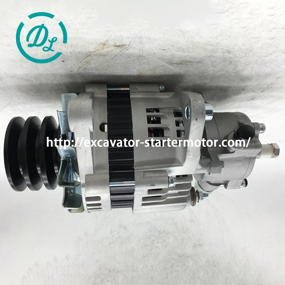 8971443921 24V 50A Alternator for Isuzu 4HF1 4HG1 4HJ1 N-Series, OEM/reference 8971443921, 24V 50A Alternator, product view 2