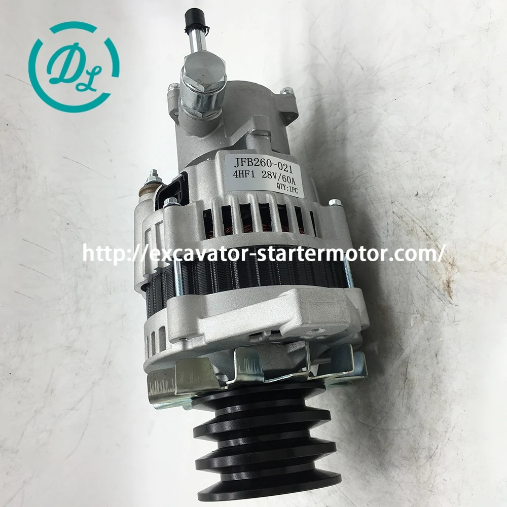 8971443921 24V 50A Alternator for Isuzu 4HF1 4HG1 4HJ1 N-Series, OEM/reference 8971443921, 24V 50A Alternator, product view 4