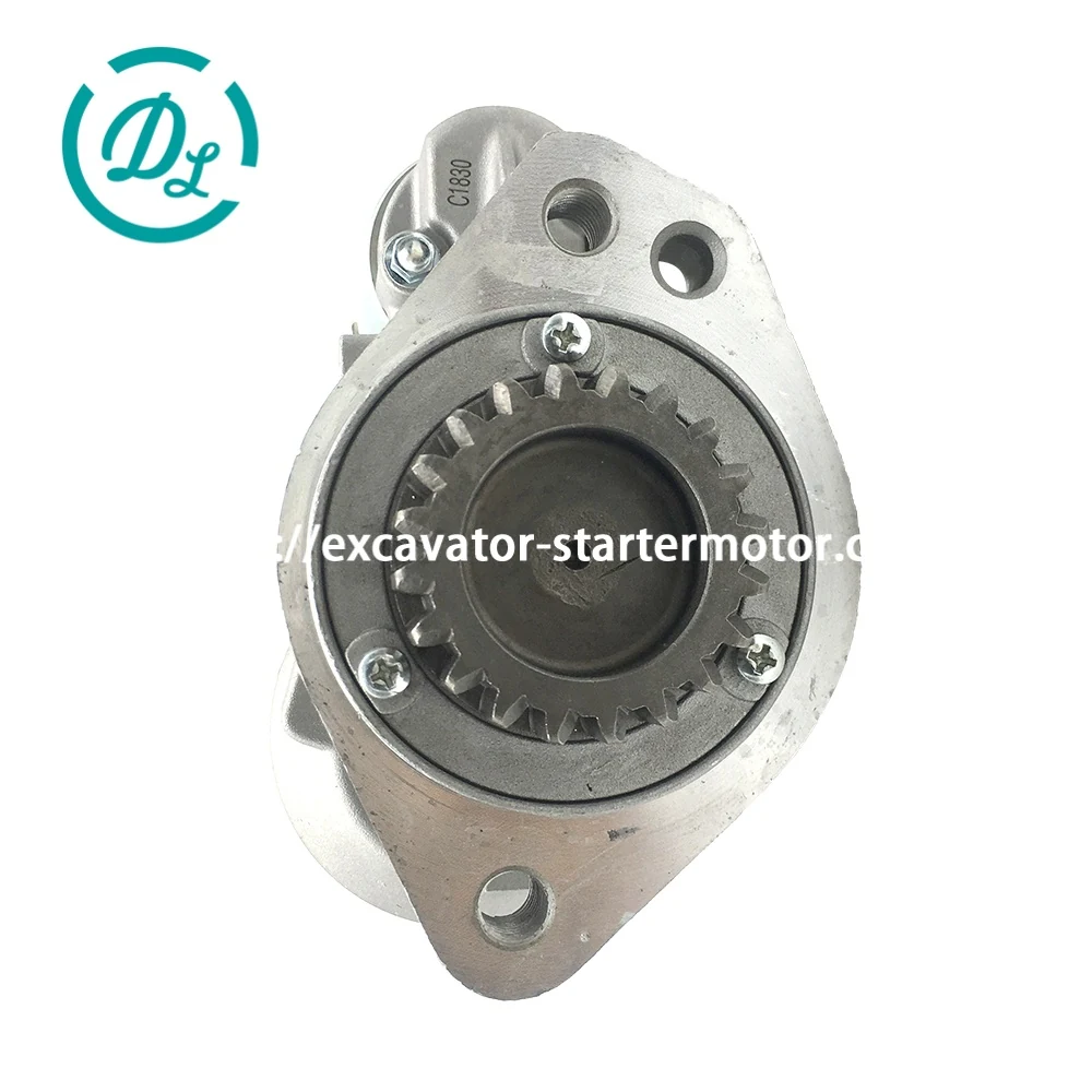 105100-77010 12V 1.2kW 20-Tooth Starter for Yanmar Engines, OEM/reference 105100-77010, 12V 1.2kW 20-Tooth CW Starter, product view 2