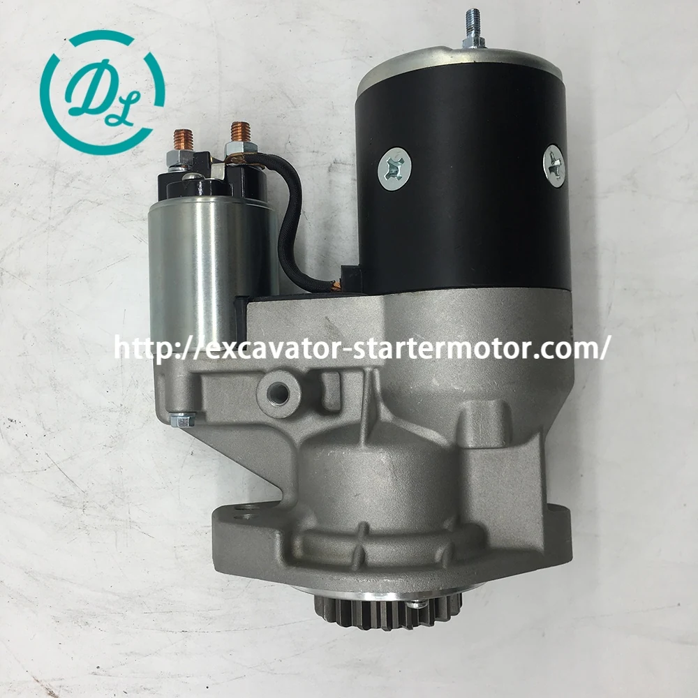105100-77010 12V 1.2kW 20-Tooth Starter for Yanmar Engines, OEM/reference 105100-77010, 12V 1.2kW 20-Tooth CW Starter, product view 3