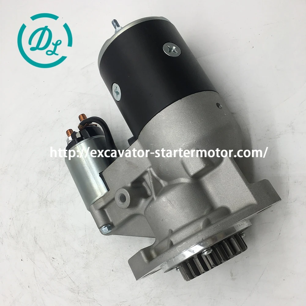 105100-77010 12V 1.2kW 20-Tooth Starter for Yanmar Engines, OEM/reference 105100-77010, 12V 1.2kW 20-Tooth CW Starter, product view 4