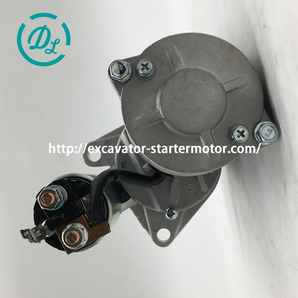 M002T54271 12V 2.0kW 9-Tooth Starter for Mitsubishi 4DR5 4DR51 Engines, OEM/reference M002T54271, 12V 2.0kW 9-Tooth Starter Motor, product view 4