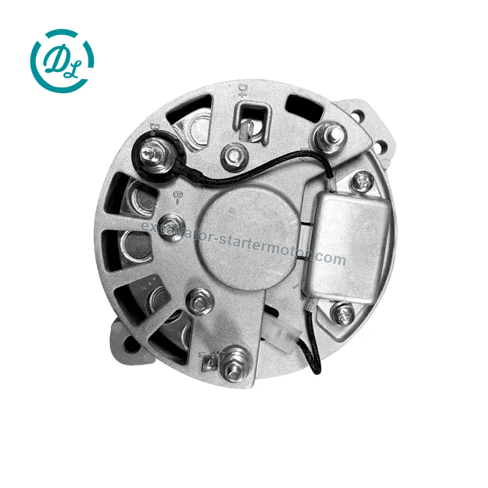 RE500502 12V Alternator for John Deere 240 250 260 8875 Skid Steers, OEM/reference RE500502, 12V Clockwise Alternator, product view 2